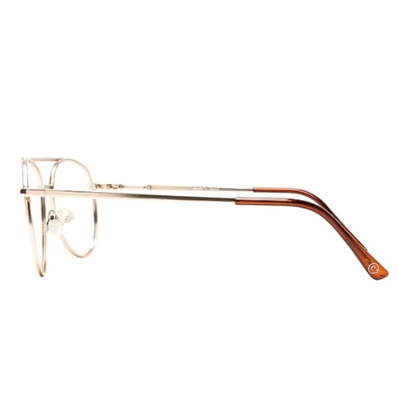 Clearly Atlin Gold Pilot / Aviator Glasses Frames - Picture 6 of 12